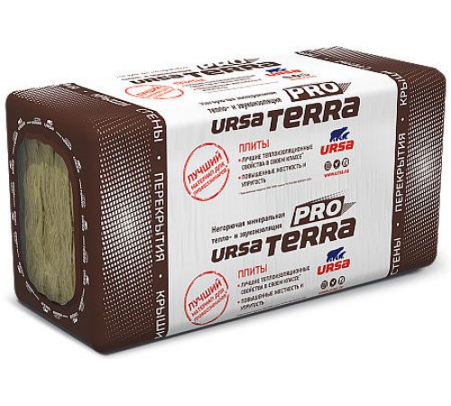 Утеплитель URSA TERRA PRO 34 PN 100х610х1000 мм