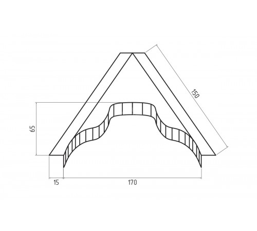 Заглушка конусная для конька ПРЕМИУМ Pural RAL 6005