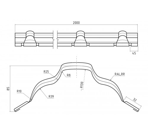 Конек ПРЕМИУМ Pural RAL 7024