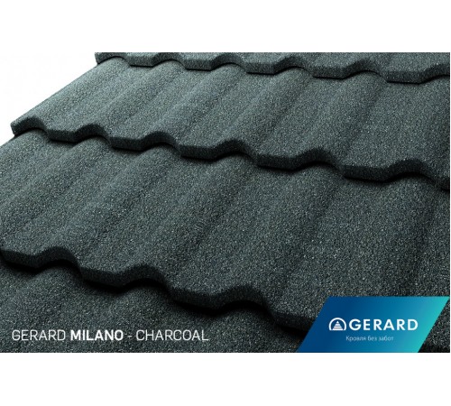 Композитная черепица Gerard Milano Charcoal