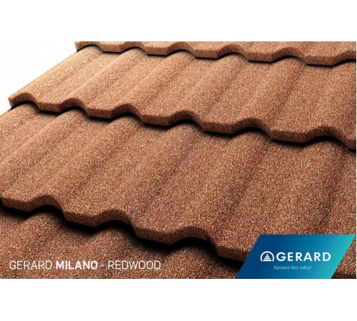 Композитная черепица Gerard Milano Redwood