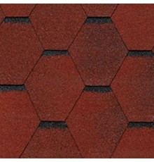 Мягкая кровля Тегола Top Shingle Смальто Красный