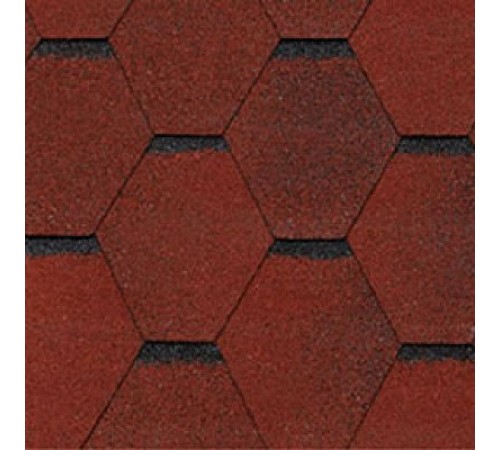 Мягкая кровля Тегола Top Shingle Смальто Красный