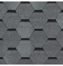 Мягкая кровля Тегола Top Shingle Смальто Серый