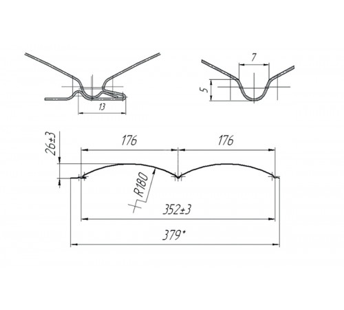 Блок-хаус Гладкий 0.5 MAT RAL 3005