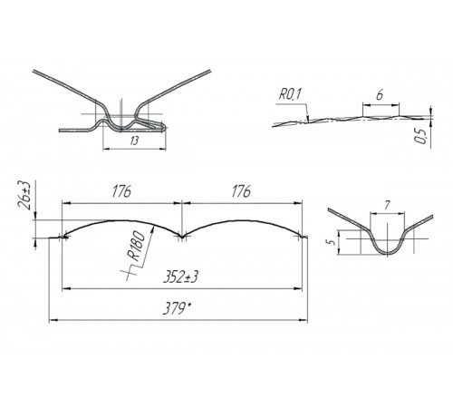 Блок-хаус с микрогофрой 0.5 MAT RAL 3005