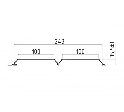 Софит металлический Гладкий 0.5 Полиэстер RR-32